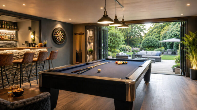 Garden Games Room Ideas: Pool, Snooker, Darts & Family Entertainment